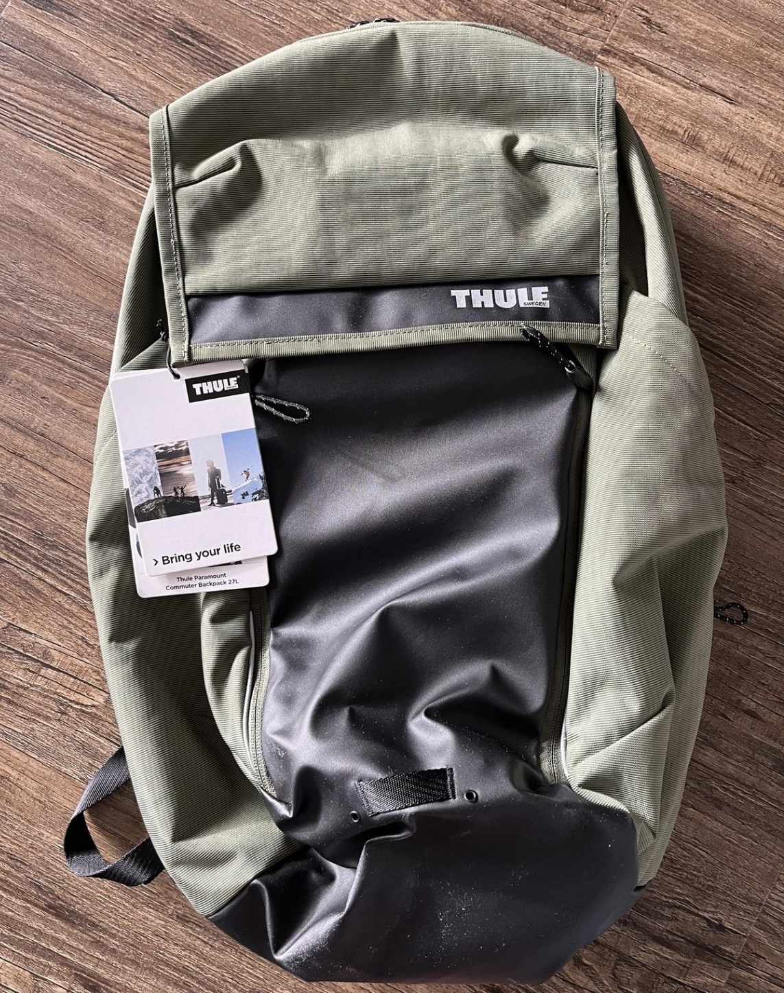 Rucksack von vorn, noch neu