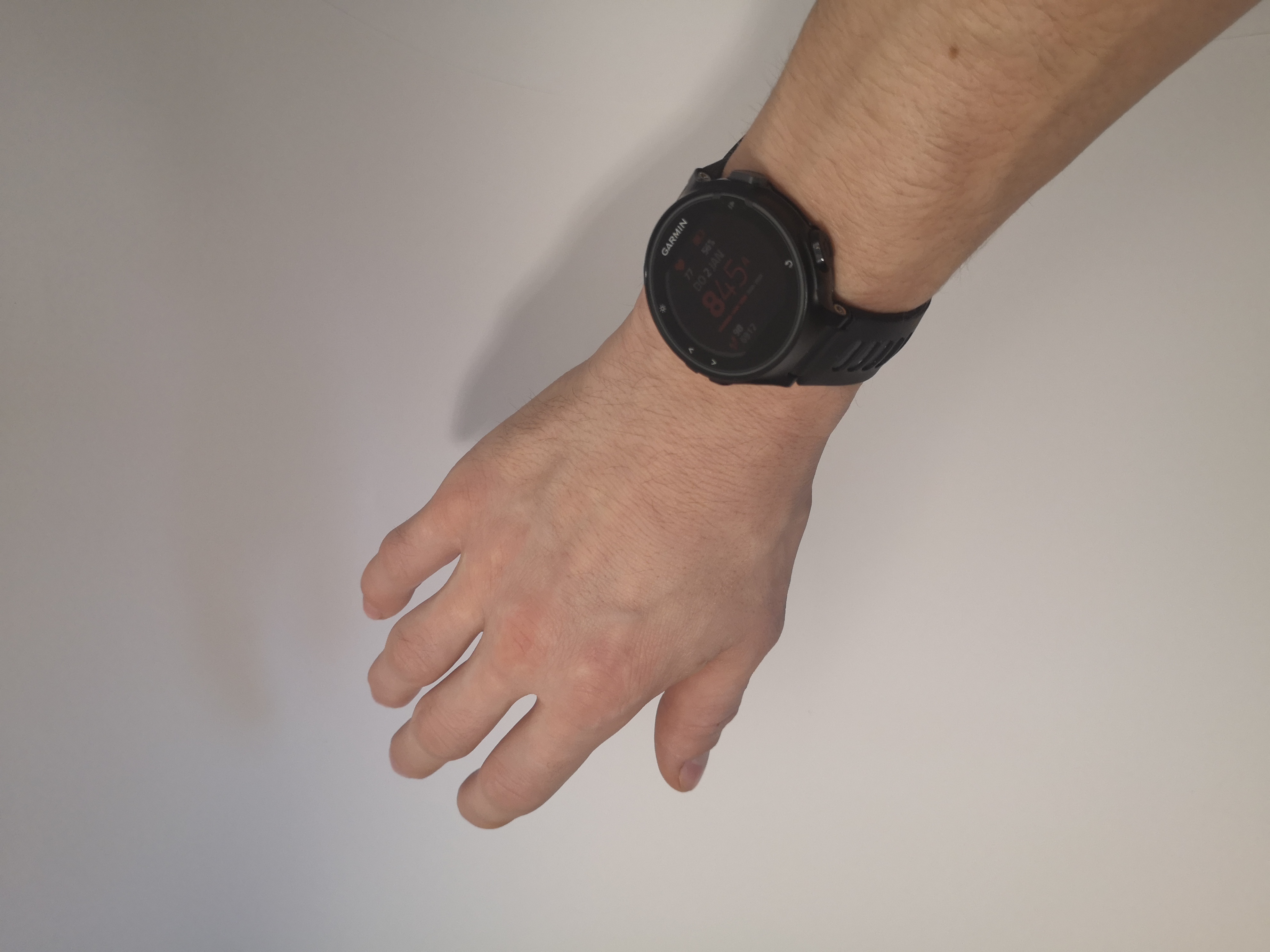 Uhr am Arm
