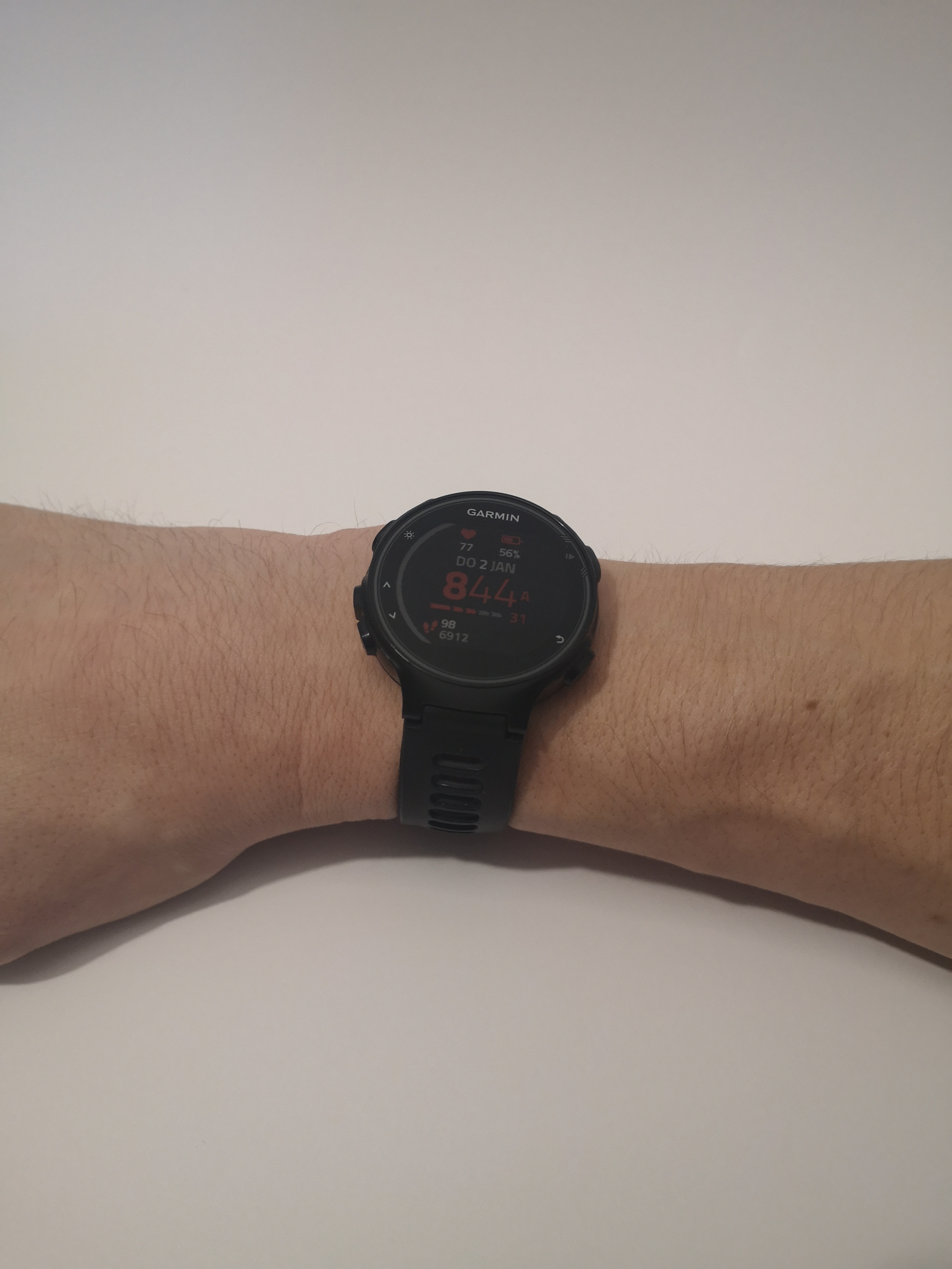 Uhr am Arm