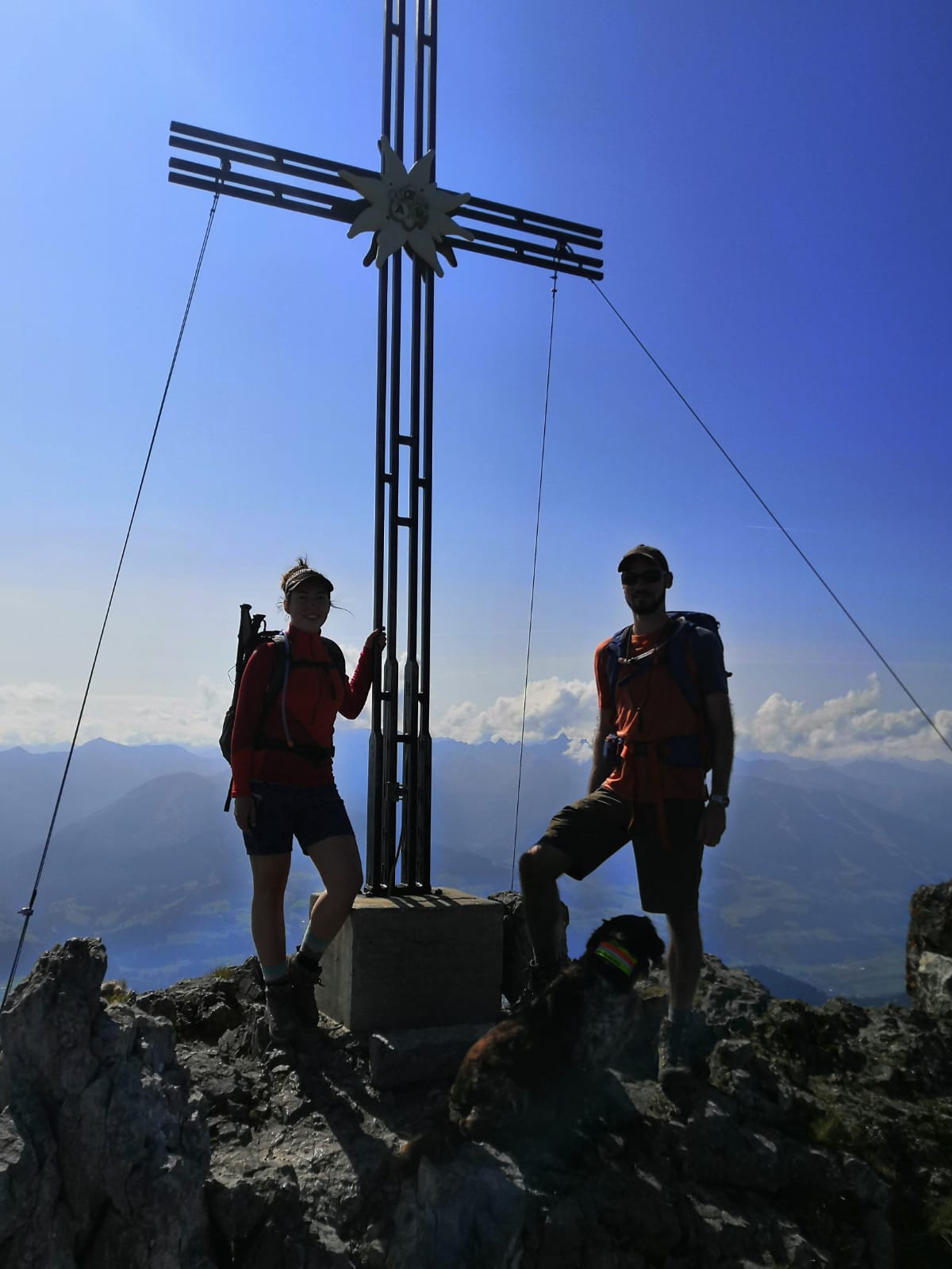 Das schöne Gipfelkreuz der Kammspitze