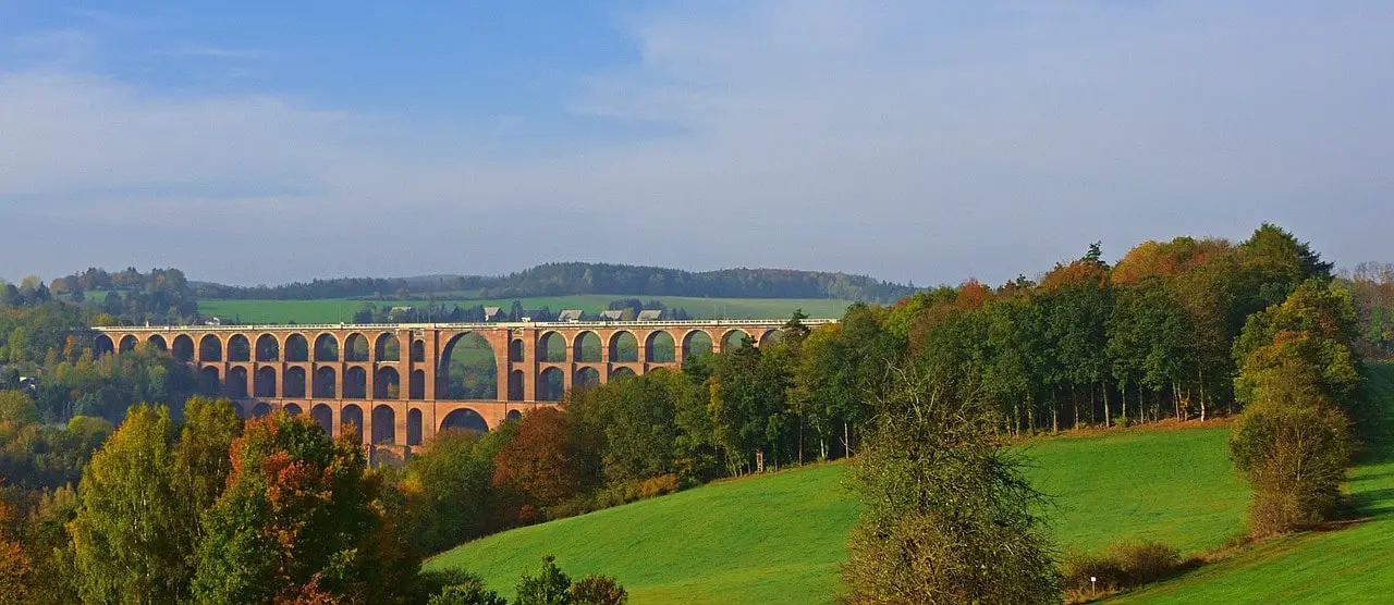 Die Göltzschtalbrücke im Vogtland