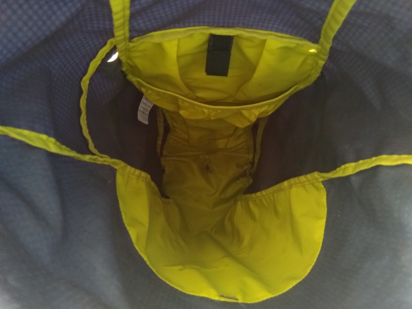 Innenseite des Rucksackes