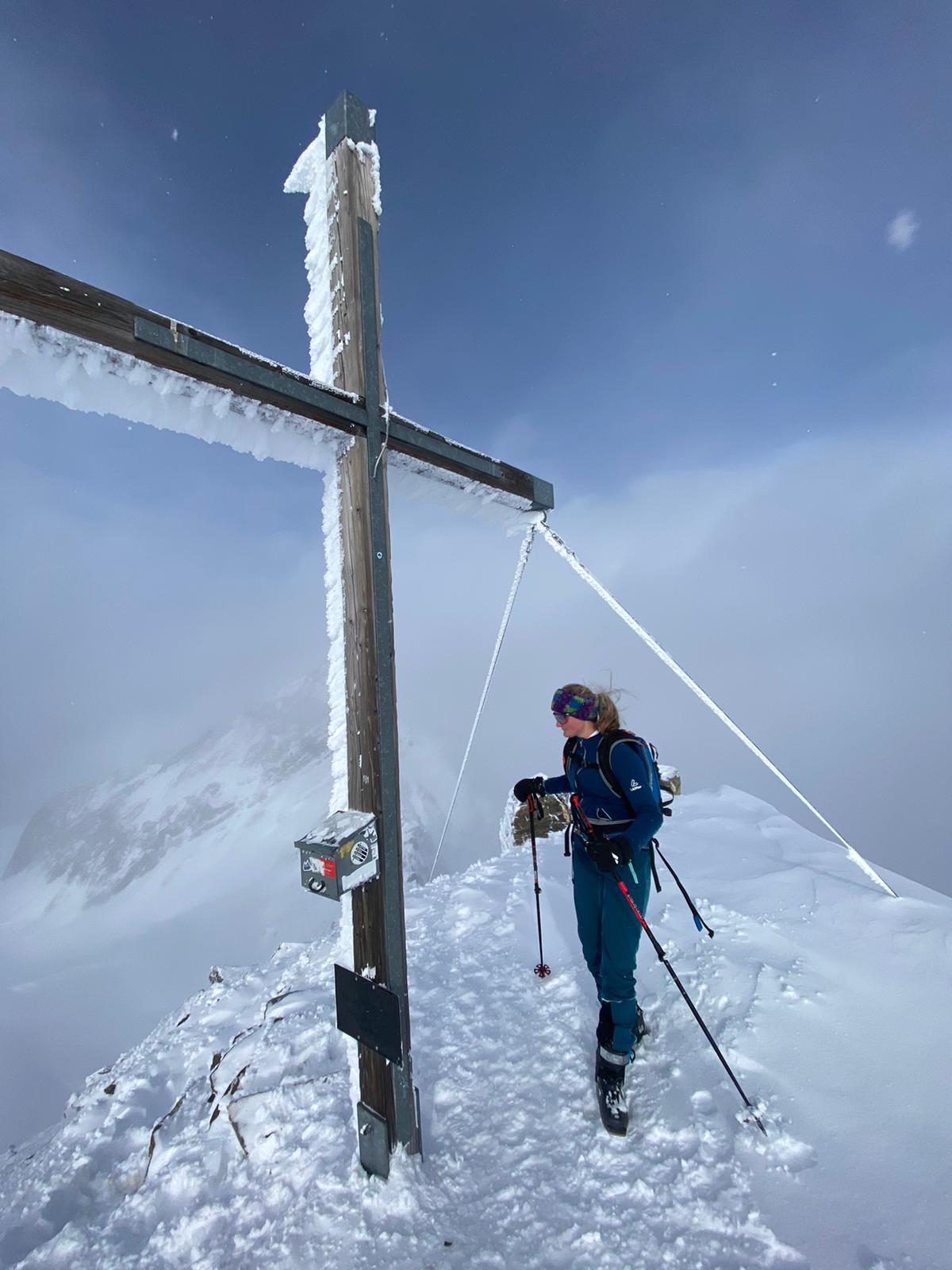 Jacke beim Skitourengehen