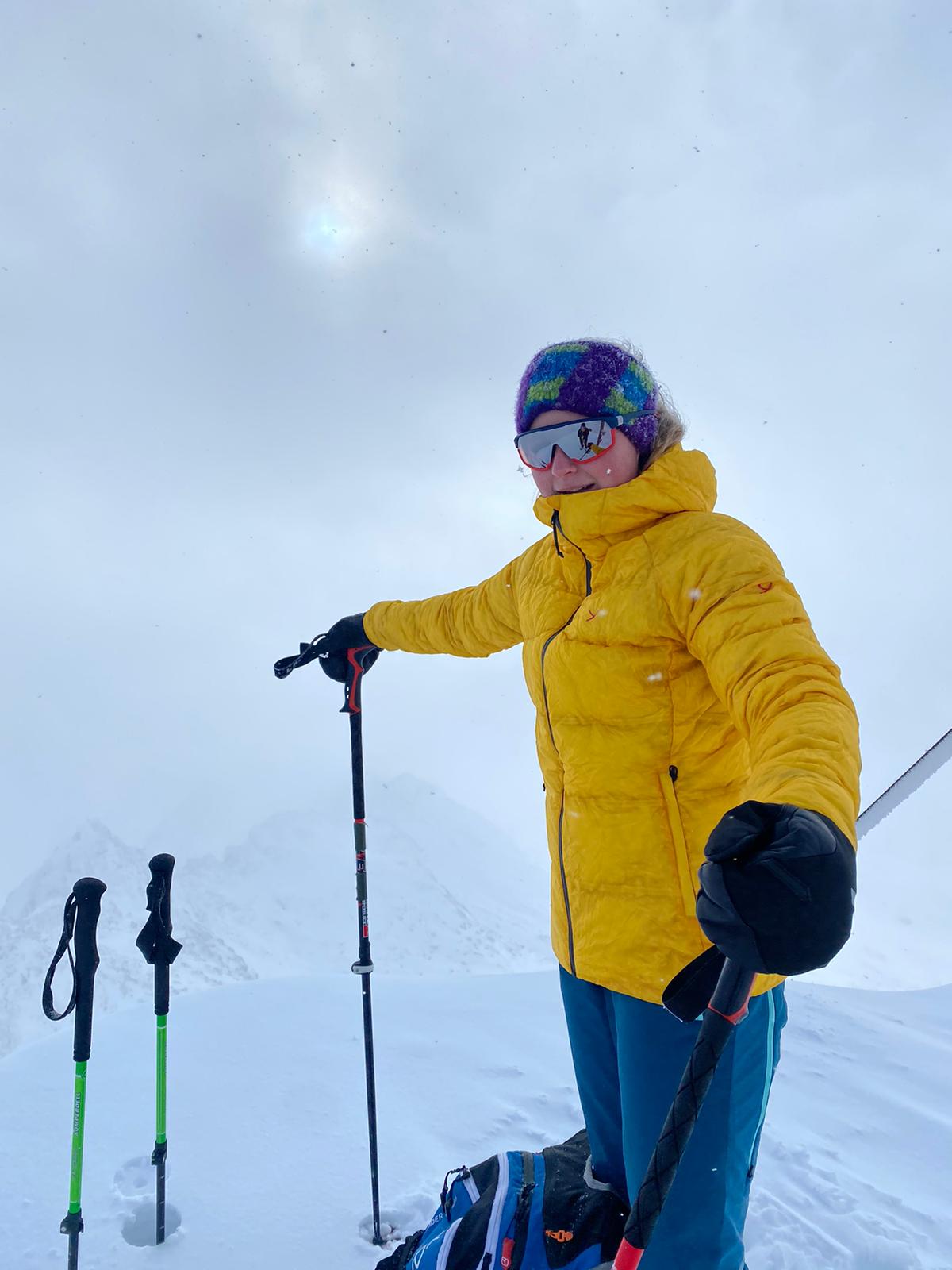 Jacke beim Skitourengehen