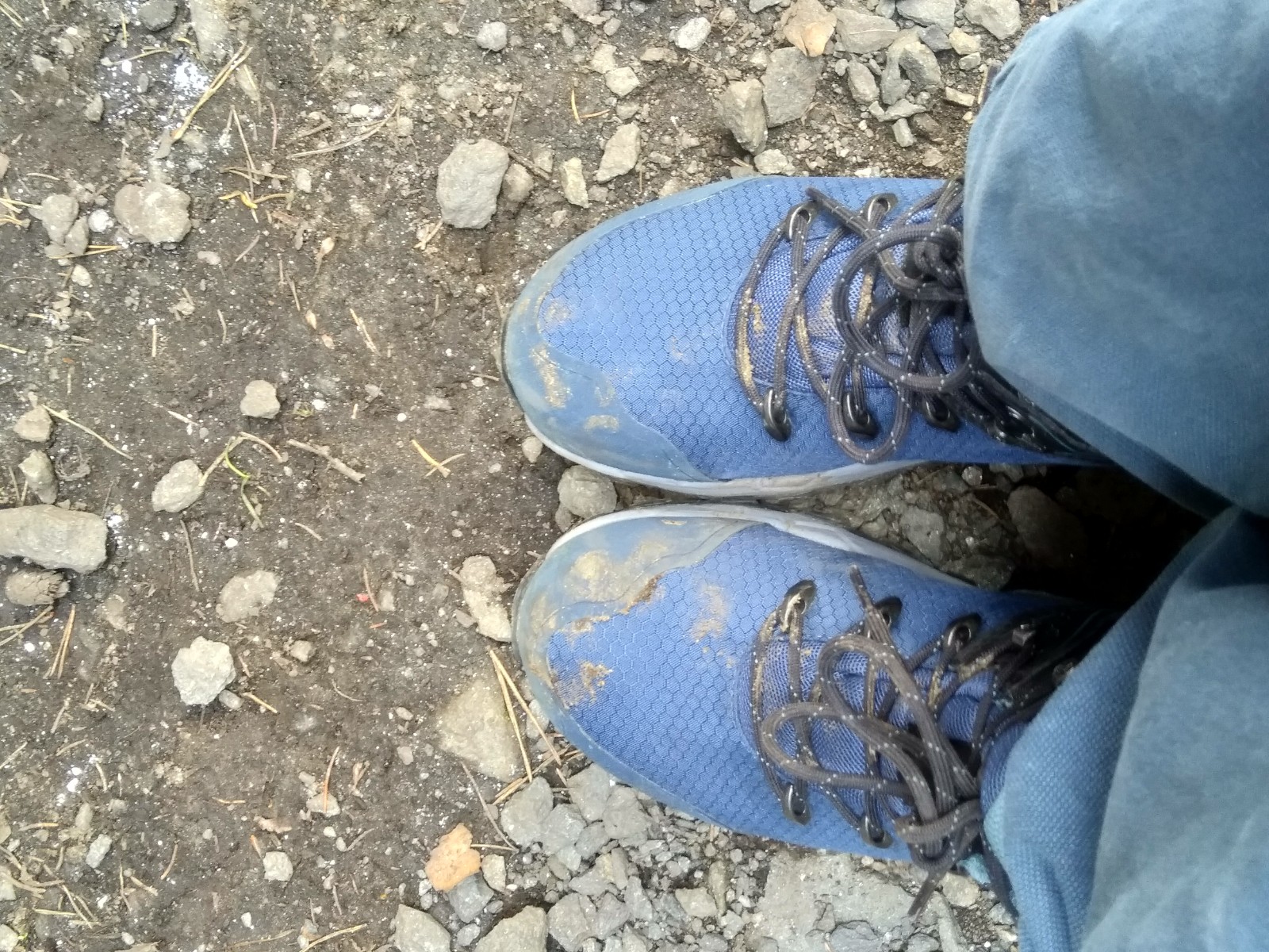Schuhe von oben