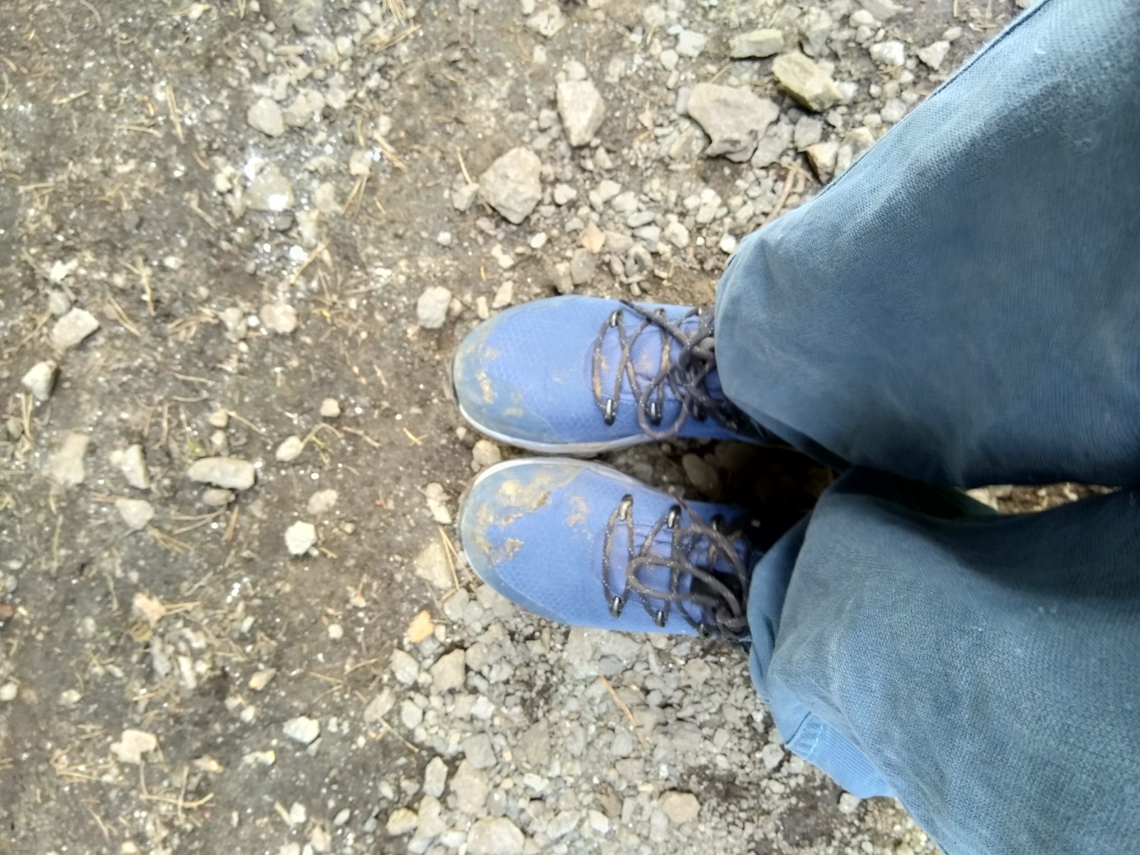 dreckige Schuhe