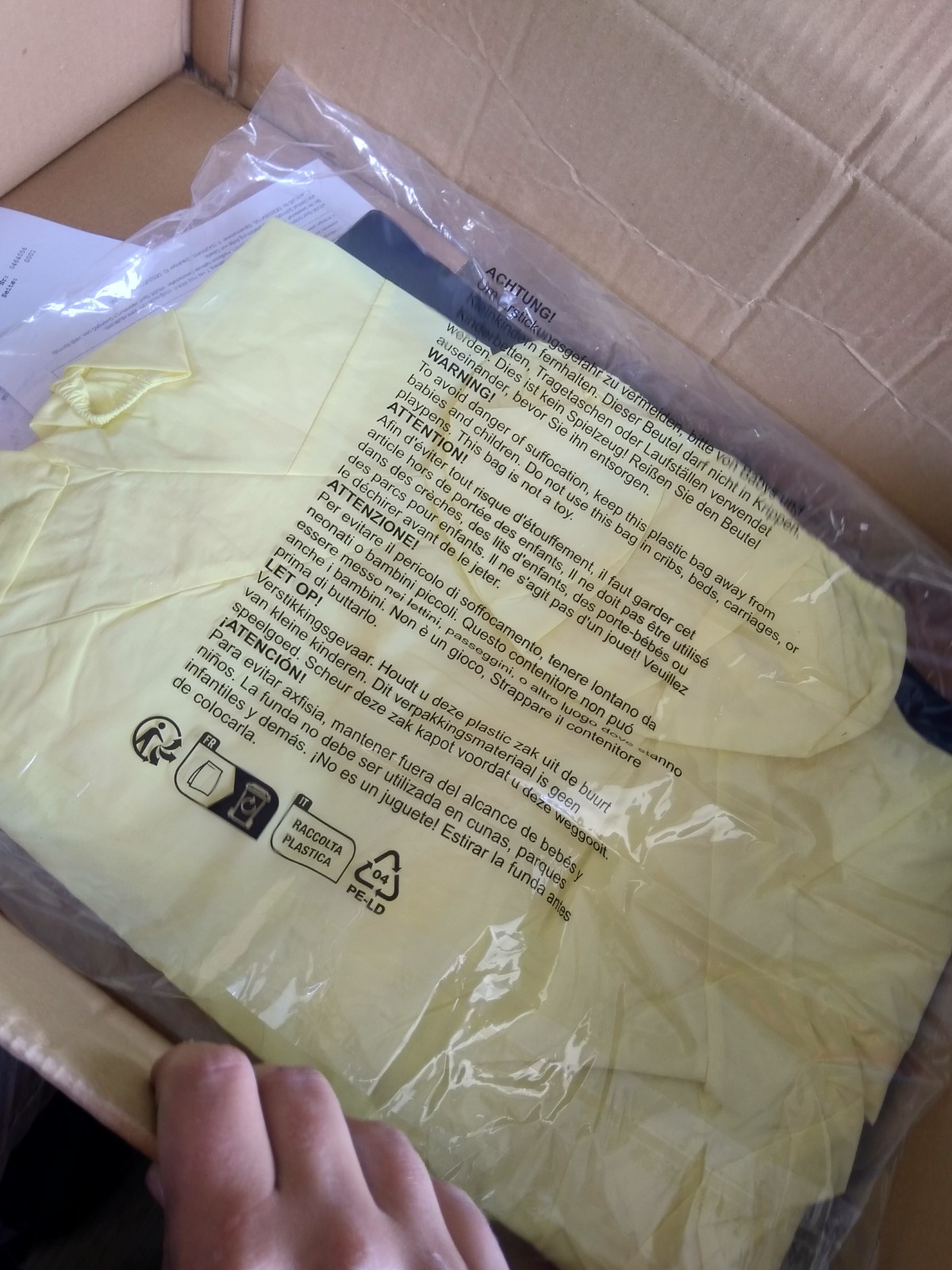 eingepackte Jacke