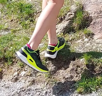 Schuhe beim Laufen