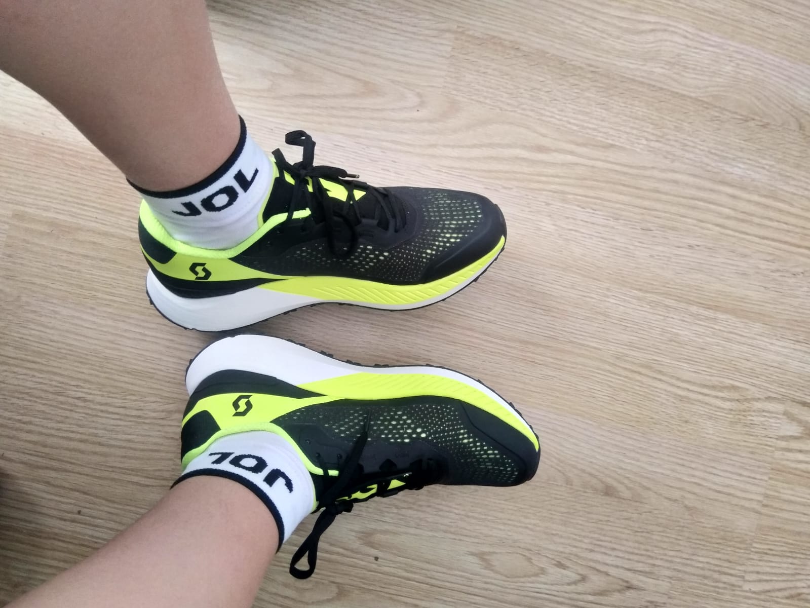 Schuhe von oben