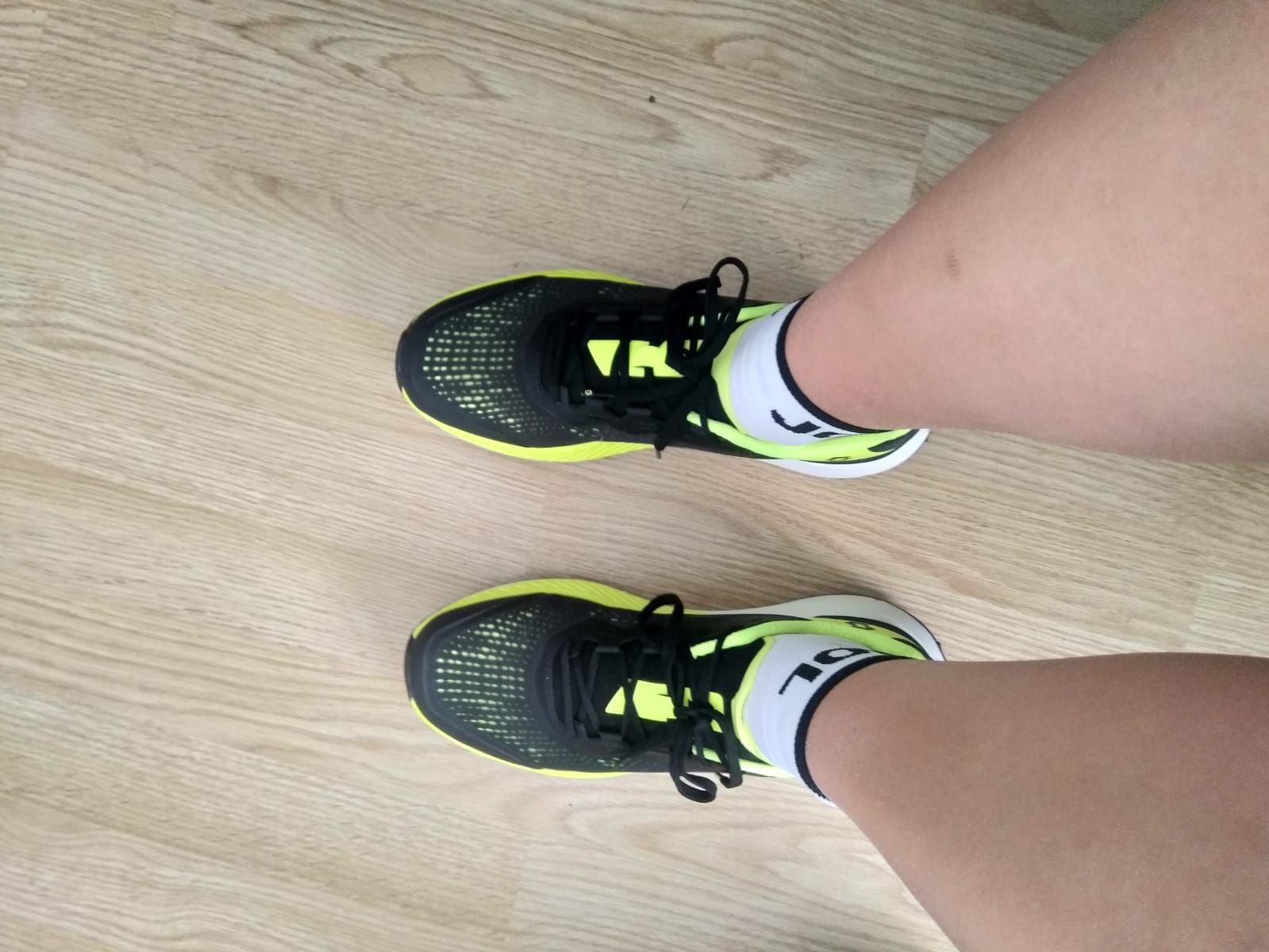 Schuhe von oben