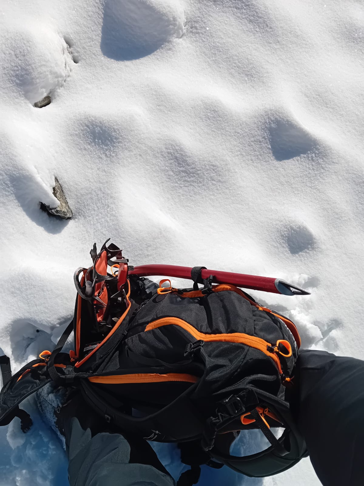 Rucksack von der Seite