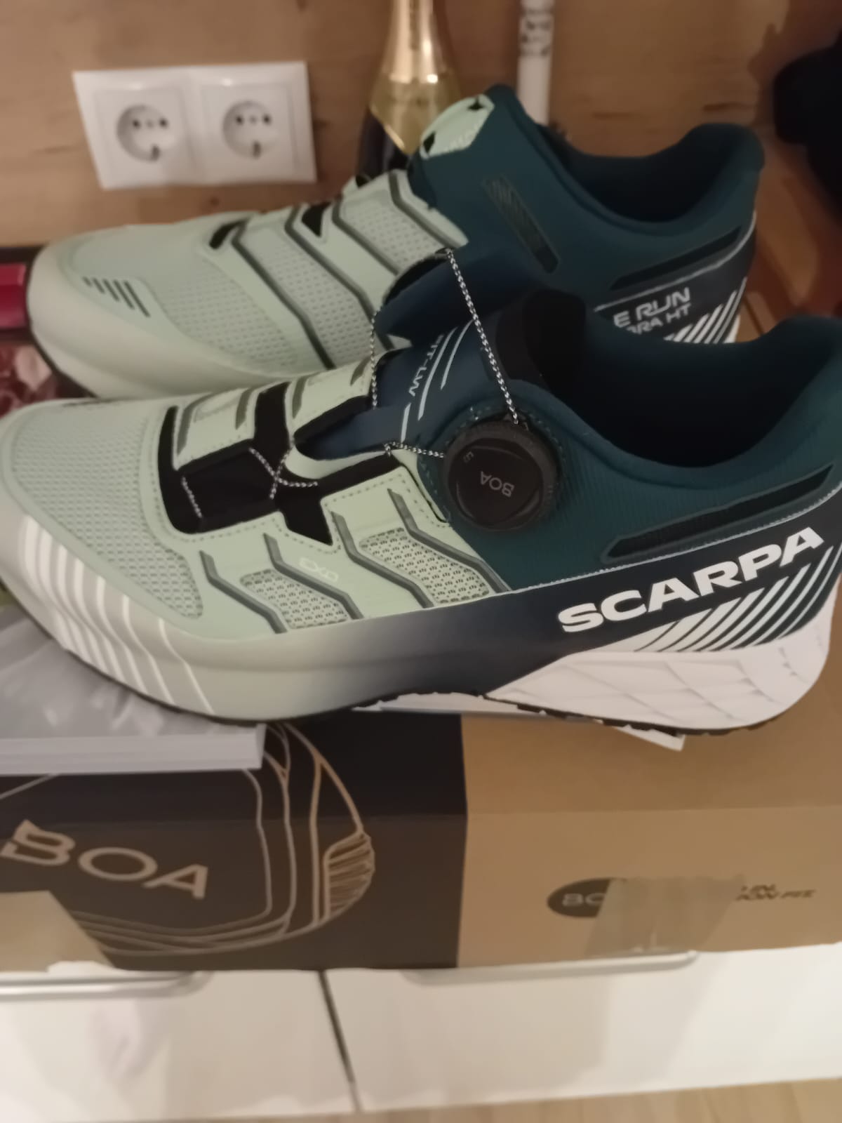 Schuhe von der Seite
