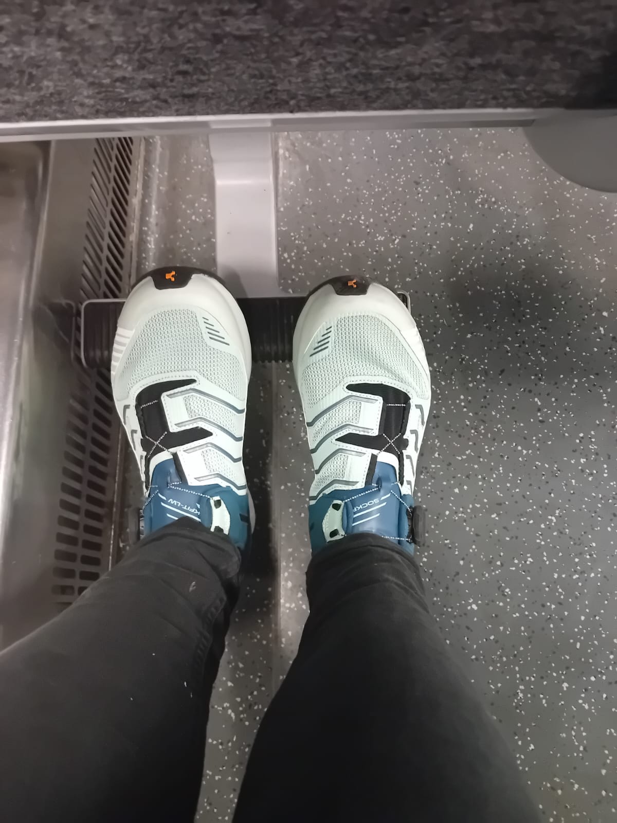 Schuhe von oben