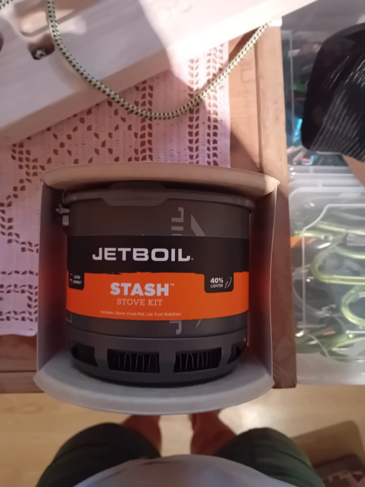 Kocher in der Packung