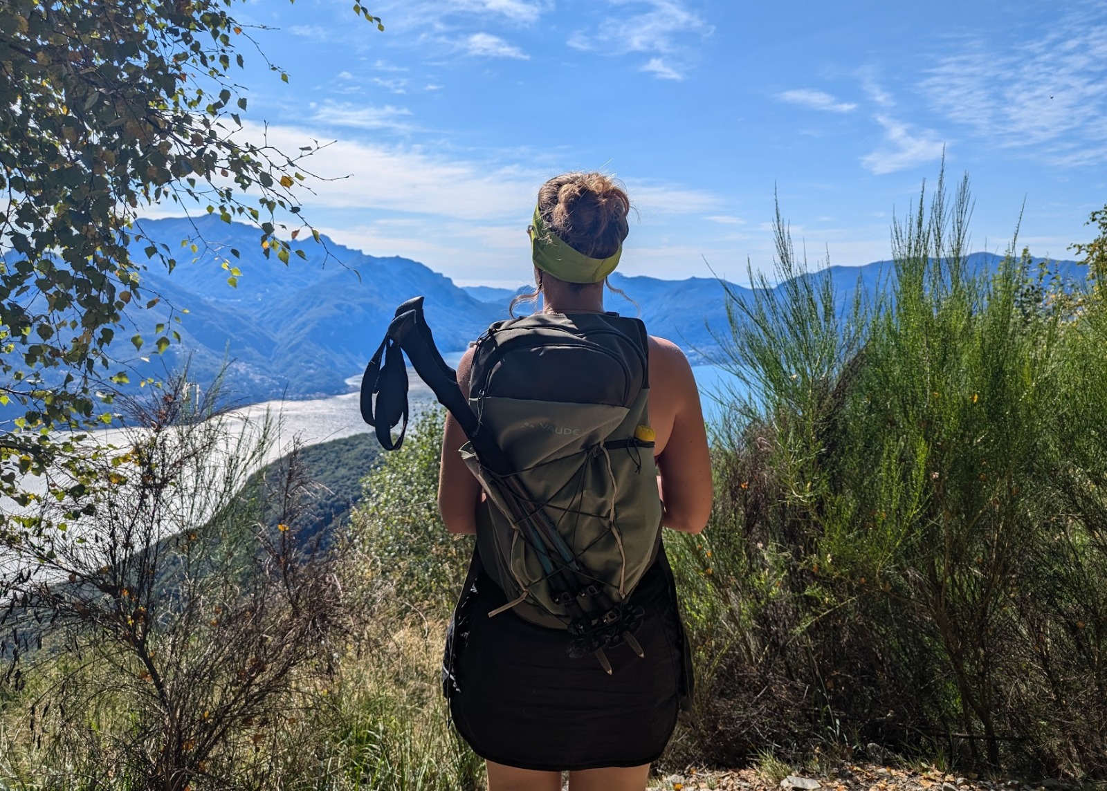 bergtour mit Rucksack