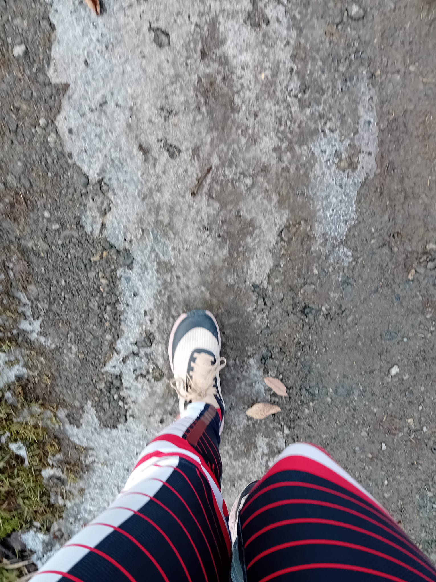Schuh auf Eis