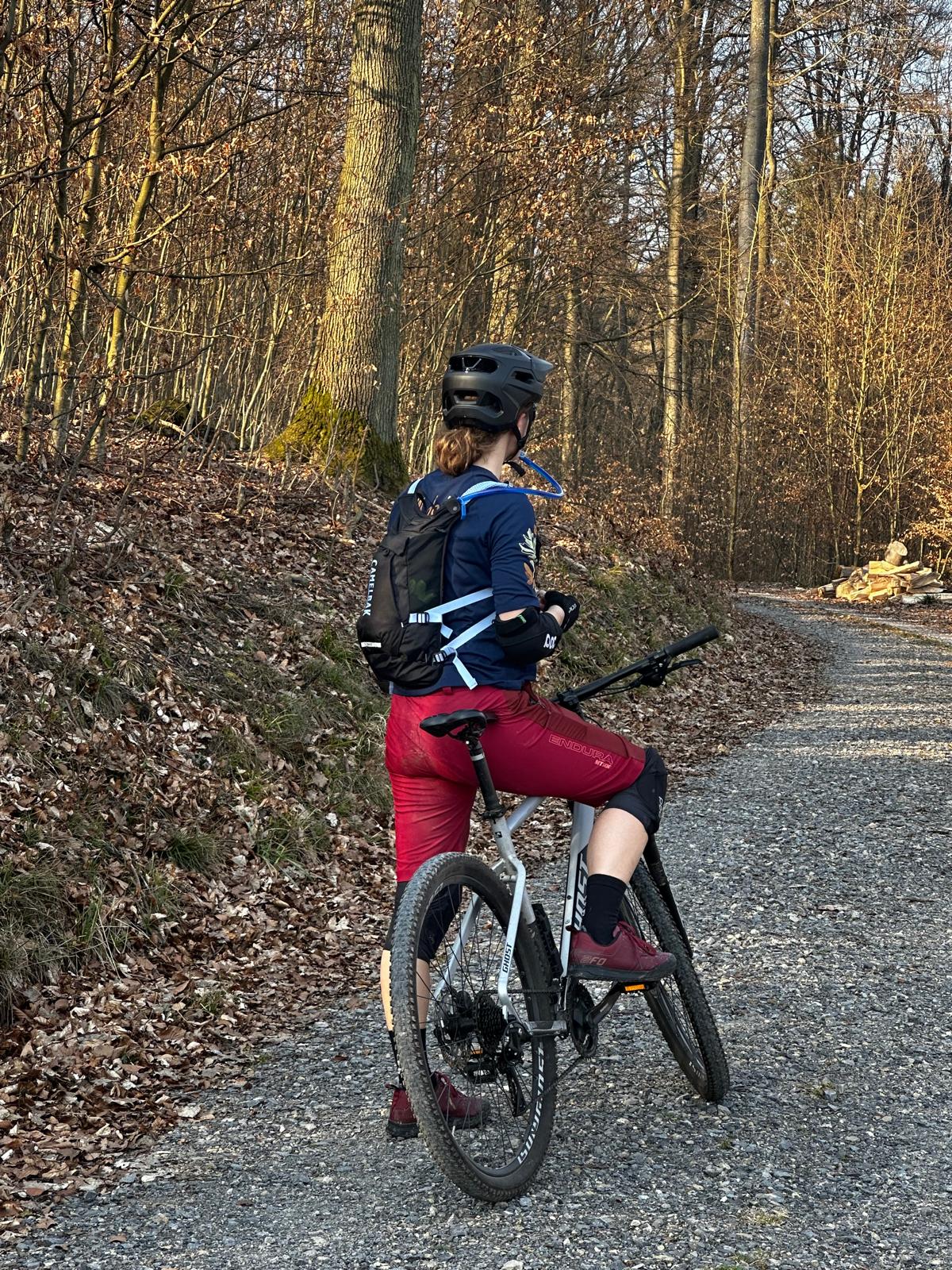 Rucksack in Benutzung 