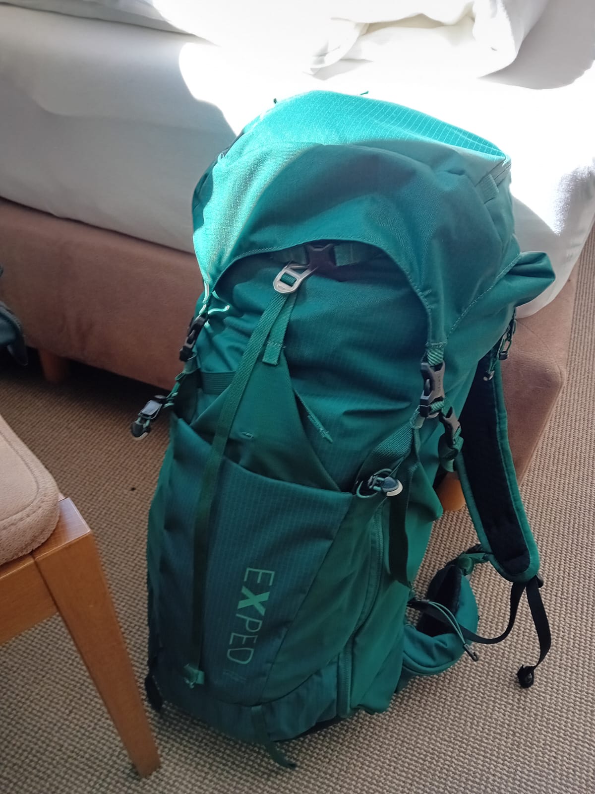 gepackter Rucksack