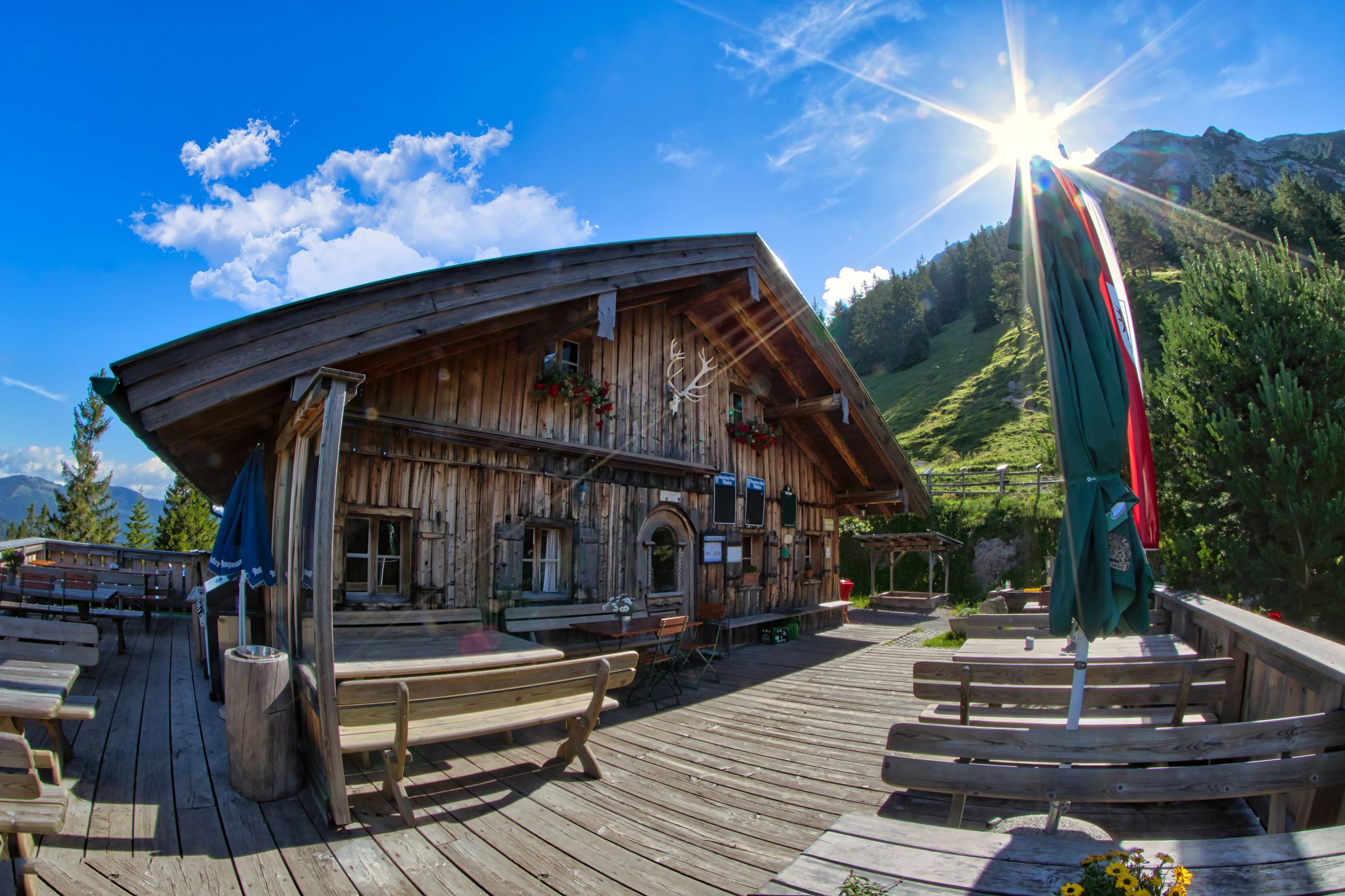 Rund um Achenkirch gibt es viele Almen mit Blick auf den Achensee