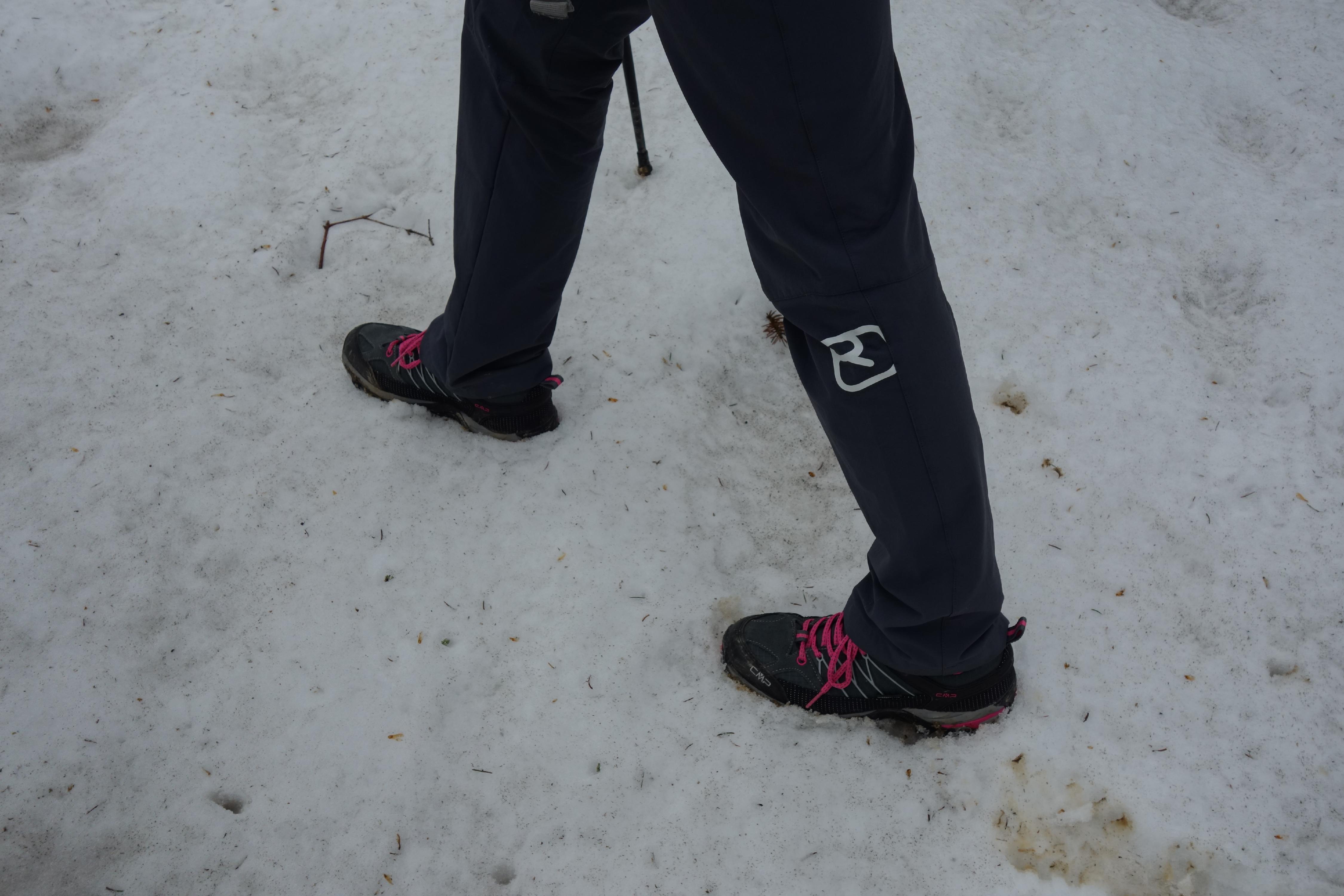 Der Schuh im Schnee