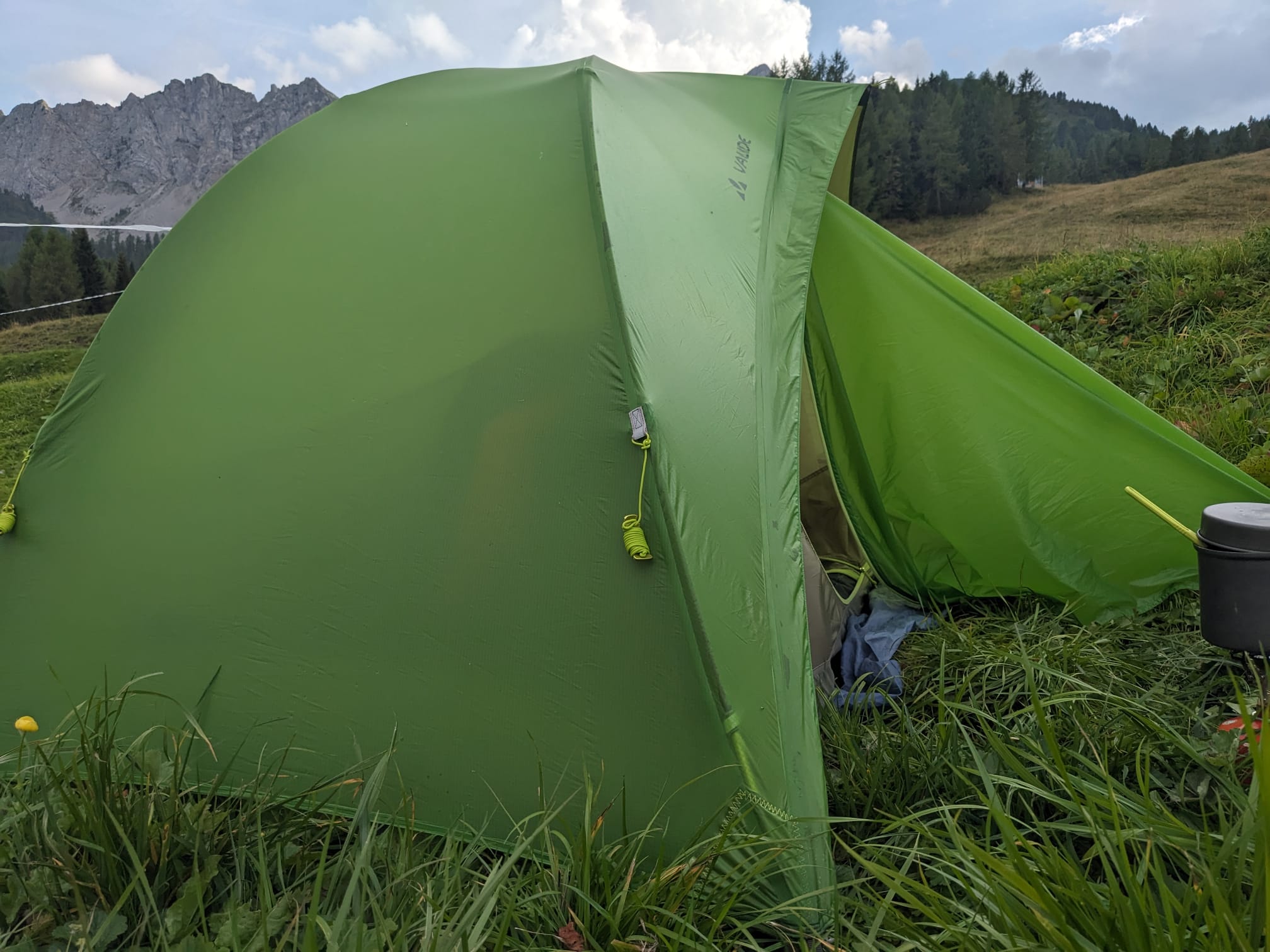 Foto Zelt auf der Tour