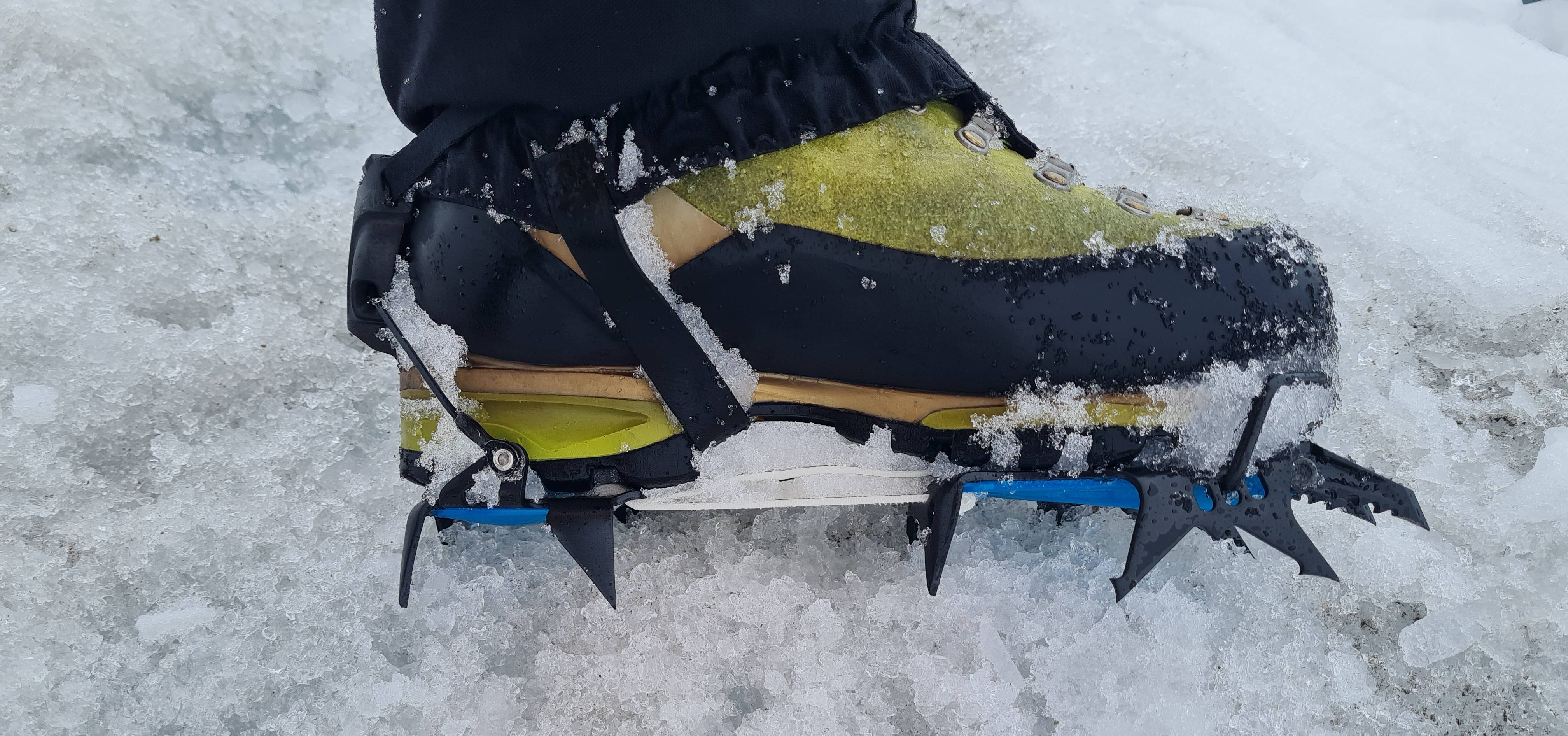Anstollen im schnee