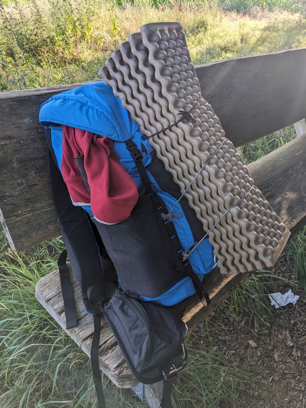 Rucksack seitenansicht