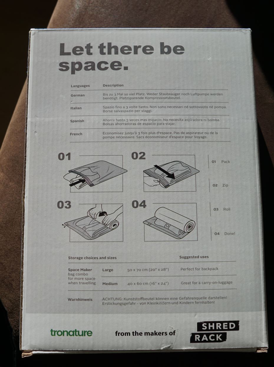 Verpackung Rückseite