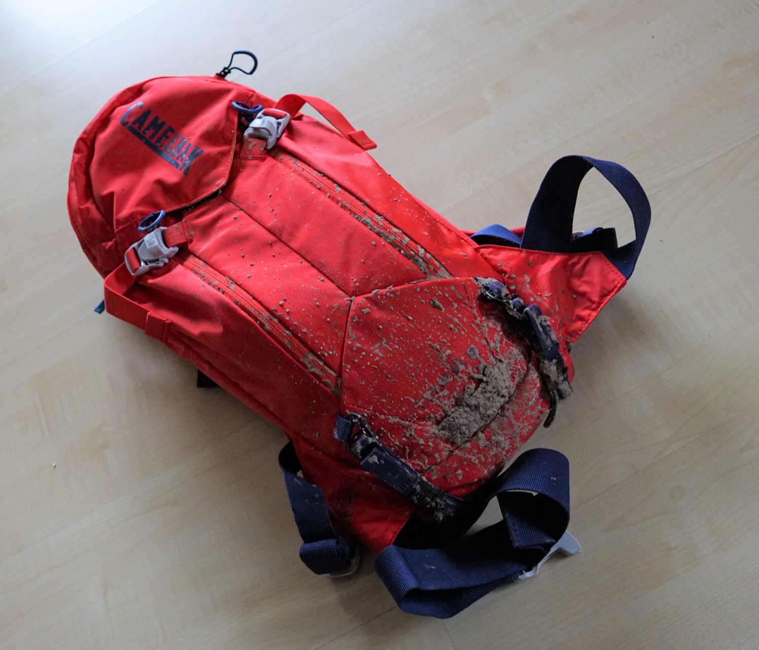 Dreckiger Rucksack