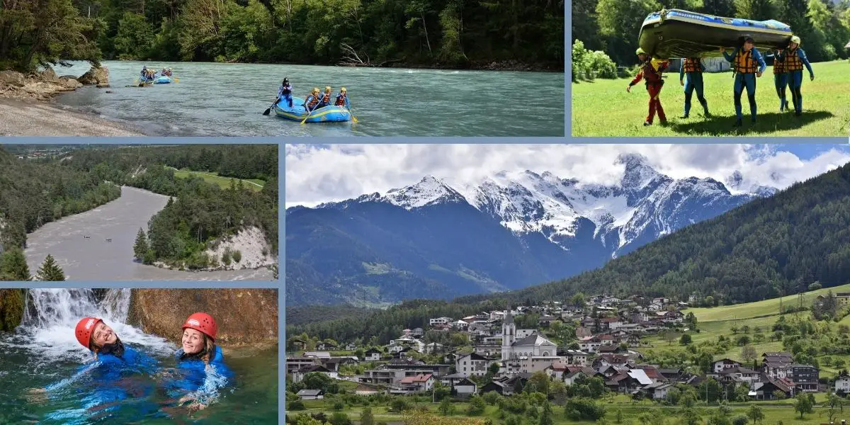 Eindrücke aus dem Ötztal, dem Canyoning und Rafting mit faszinatour