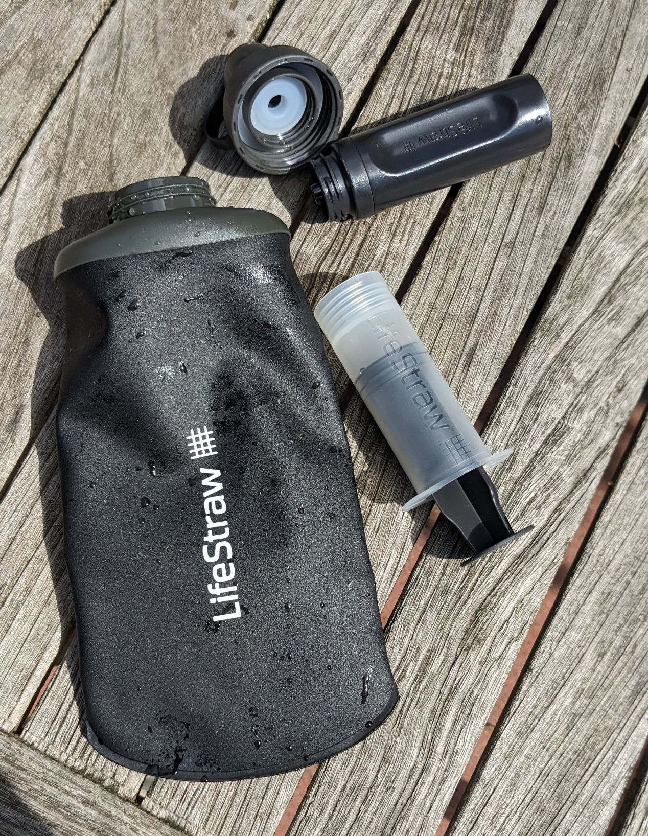 Der kompetente OUTSIDEstories-Test: LIFESTRAW Peak Squeeze Collapsible Squeeze 1L Bottle with Filter – Wasserfilter mit Trinkflasche