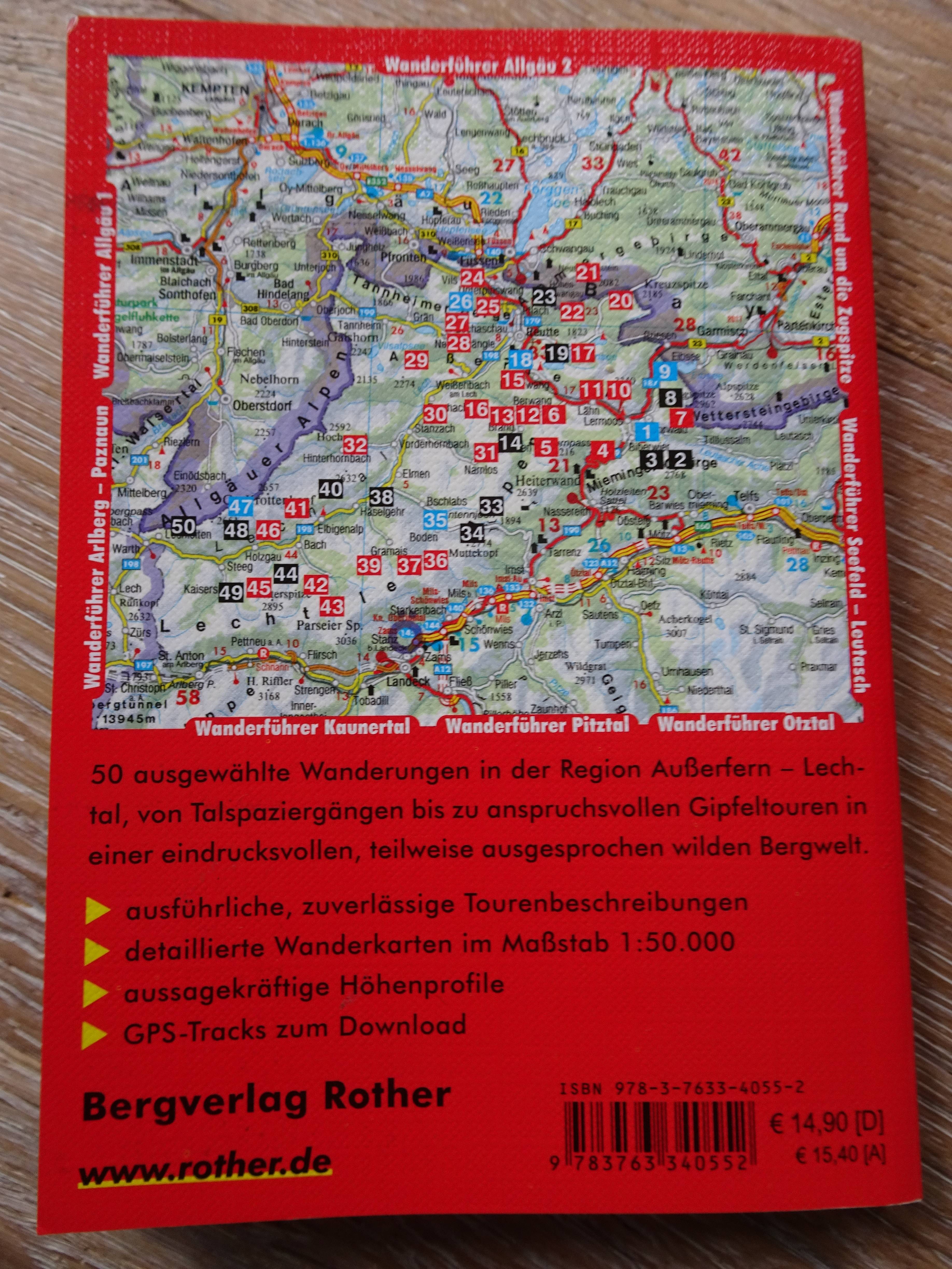Karte hinten
