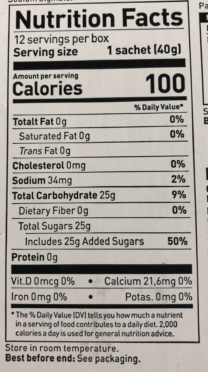 Nutrition Übersicht