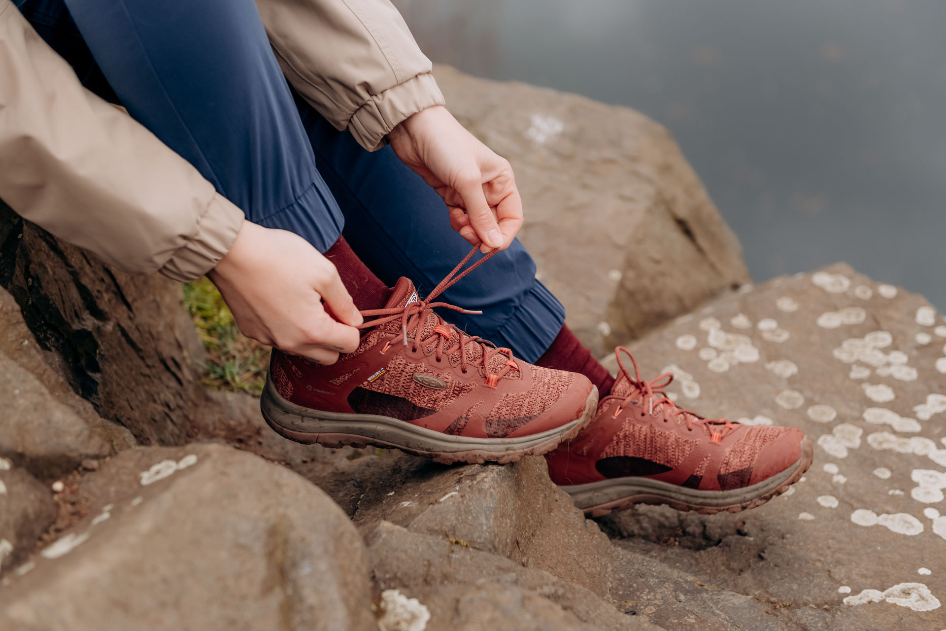 Keen Wandersneaker Mahogany Coral New Moon Club 