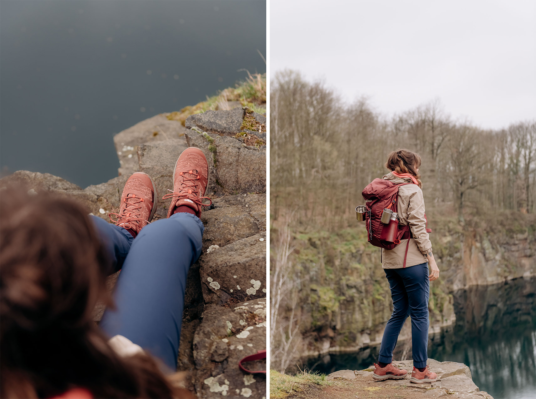 Keen Wandersneaker Mahogany Coral Tagestour New Moon Club