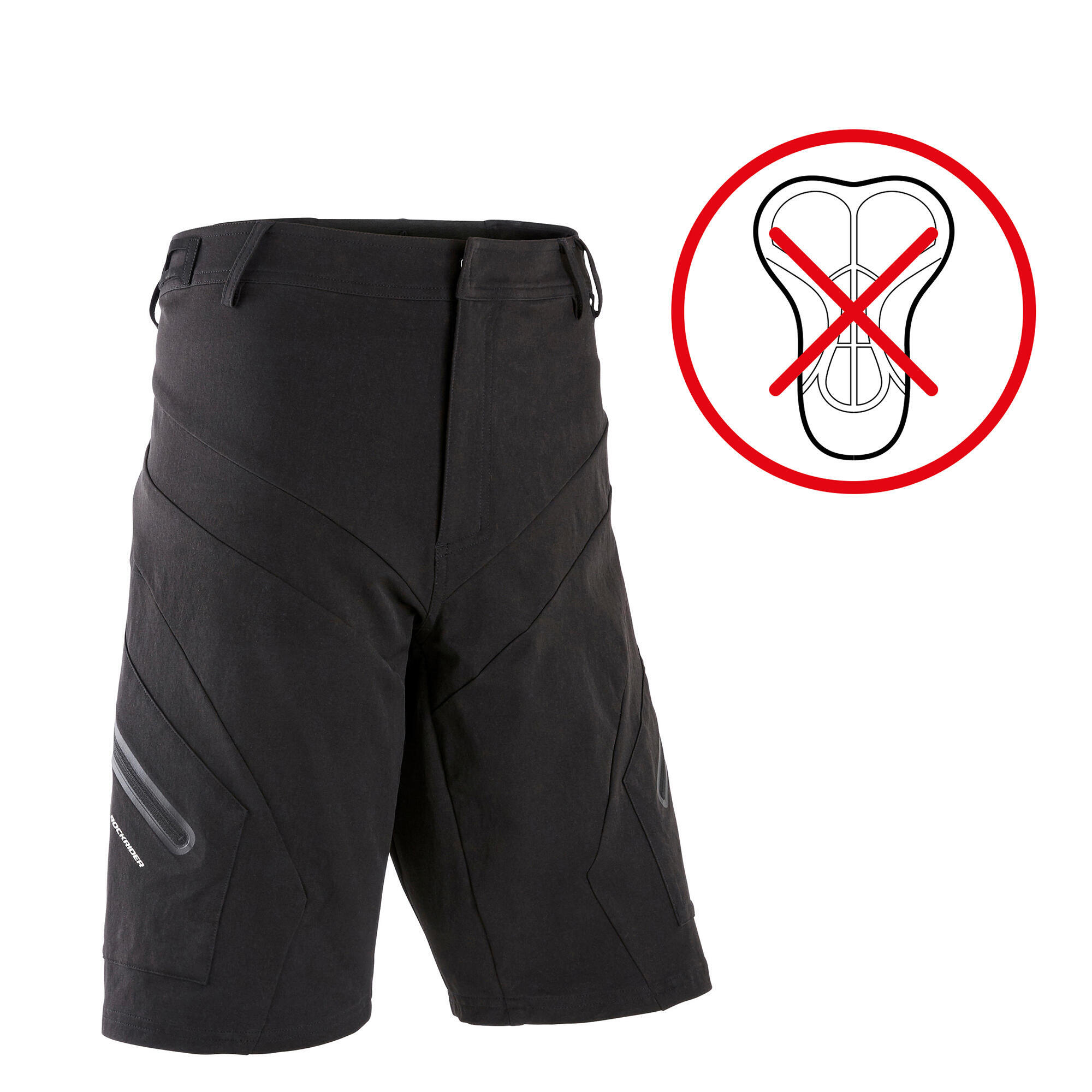 Radsport kurze Radhose MTB Short – Expl 700 schwarz