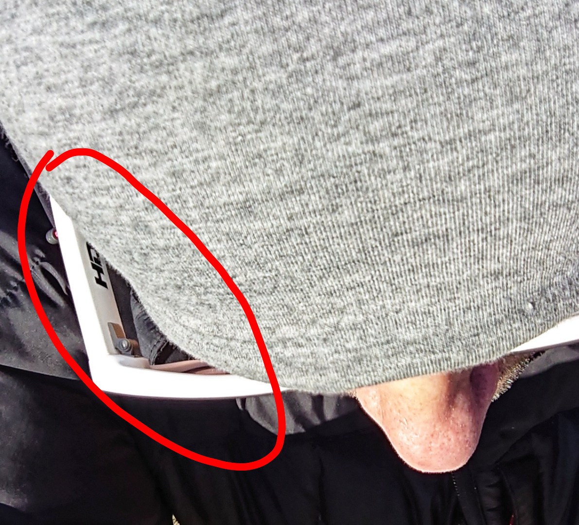 Brille von oben