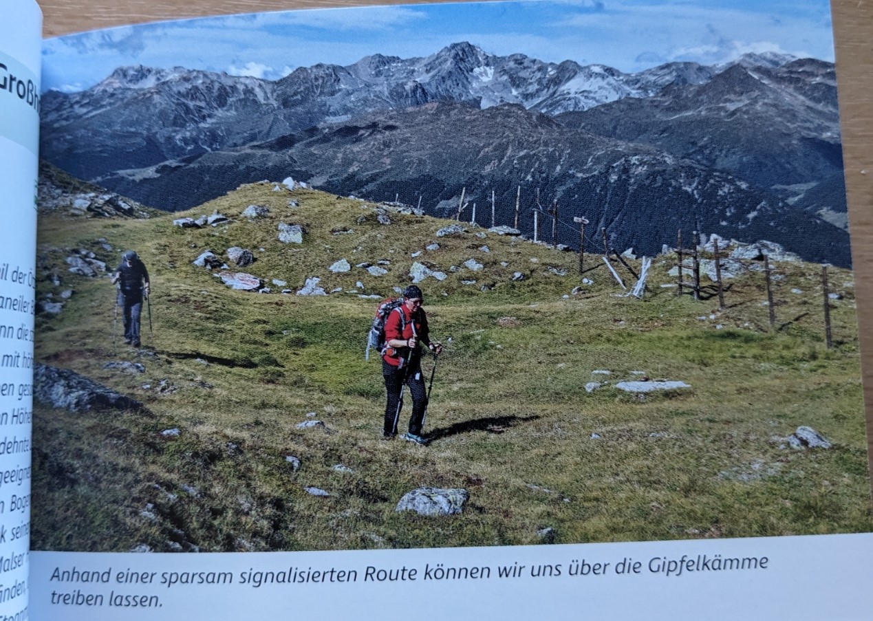 Foto Buch innen Bergwelt