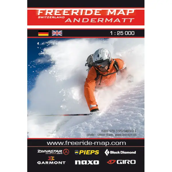 FREERIDE MAP Andermatt - Karte