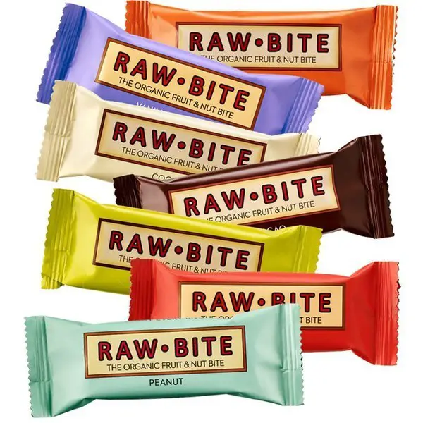 RAWBITE Bio Kohlenhydrat-Rohkostriegel - Energyriegel