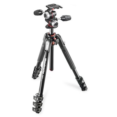 MANFROTTO 190 Alu 4 Seg.+ Mhxpro-3w - Stativ