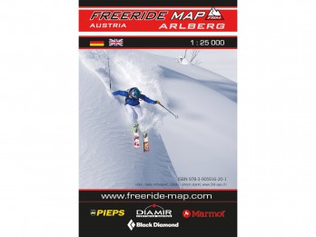 FREERIDE MAP Arlberg - Karte