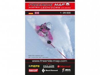 FREERIDE MAP Lech/Zürs/Warth - Karte