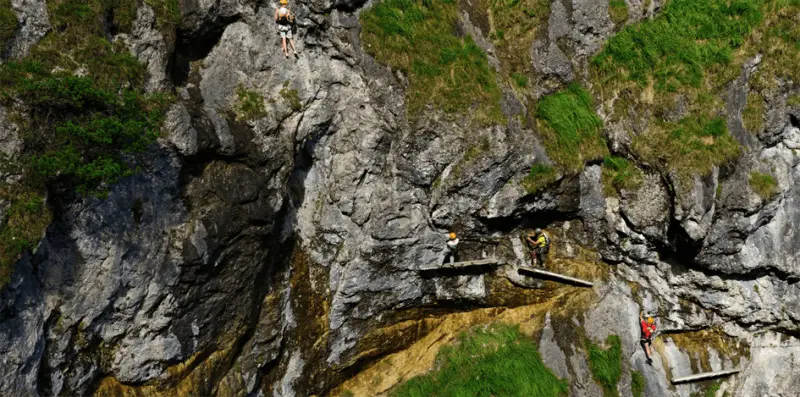 Der OUTSIDEstories-Unterwegstipp: Hausbachfall-Klettersteig in Reit im Winkl (Chiemgauer Alpen) 