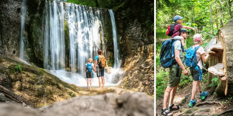 Wendelstein - Wasserfall - Familie - Wandern