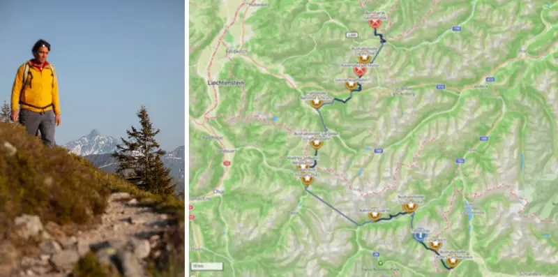 Alpenüberquerung