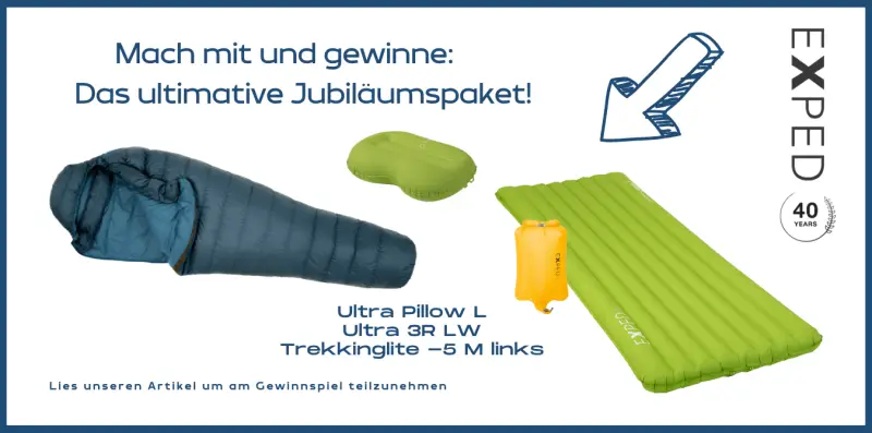 Exped 40 Jahre Gewinnspiel Outdoor Ausrüstung OUTSIDEstories