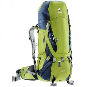Deuter Aircontact 45+10 Trekkingrucksack grünblau