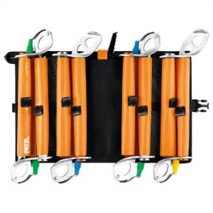Petzl - Octo Tasche - Eisschraubenholster Gr 160 g schwarz/orange