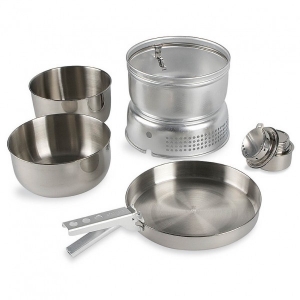 Tatonka - Multi Set + Alcohol Burner - Spirituskocher Gr One Size stainless